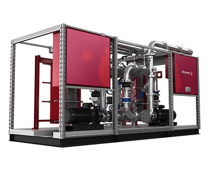 Accessen container heating station